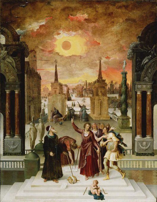Астрономи досліджують затемнення. Антуан Карон. 1571